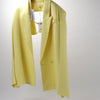 Alessandro Vigilante Yellow Blazer with Coordinating Bra Top, Size 44/40 IT Secondhand