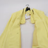 Alessandro Vigilante Yellow Blazer with Coordinating Bra Top, Size 44/40 IT Secondhand