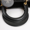 Dior Lady Dior Large Cannage Leather 2Way Handbag in Black Secondhand