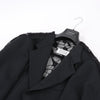 Maison Margiela Black Blazer with Lace Overlay, Size 40 Secondhand