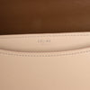 Celine Case Flap Leather Chain Shoulder Bag in Beige Secondhand