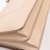 Celine Case Flap Leather Chain Shoulder Bag in Beige Secondhand