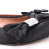 Giuseppe Zanotti Black Ballet Flats with Bow in Size 37 EU Secondhand