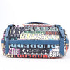 Burberry Graffiti Logo Printed Messenger Bag Multicolor Secondhand