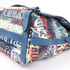 Burberry Graffiti Logo Printed Messenger Bag Multicolor Secondhand