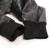 Secondhand Dolce & Gabbana Black Leather and Leopard Biker Jacket, Size 38