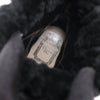 Dior Black Leather Cannage Ice Fur Cuffed Boots, Size 40 EU Secondhand