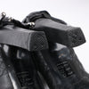 Dior Black Leather Cannage Ice Fur Cuffed Boots, Size 40 EU Secondhand