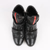 PRADA Sport Leather High-top Sneakers in Black 3TZ047, Size 36.5 EU Secondhand