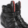 PRADA Sport Leather High-top Sneakers in Black 3TZ047, Size 36.5 EU Secondhand