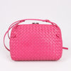 Bottega Veneta Intrecciato Nodini Crossbody Bag in Pink Secondhand