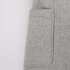 Helmut Lang Double-Face Wool Coat in Grey, Size XS Secondhand