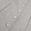 Helmut Lang Double-Face Wool Coat in Grey, Size XS Secondhand
