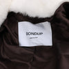 DONDUP Lapin Fur Coat in Brown, Size 42 Secondhand