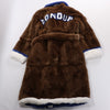 DONDUP Lapin Fur Coat in Brown, Size 42 Secondhand