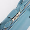 HERMES Paris Bombay 35 Veau Epsom Blue Jean Silver Metal Fittings Handbag □K: 2007 Secondhand