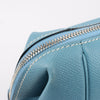 HERMES Paris Bombay 35 Veau Epsom Blue Jean Silver Metal Fittings Handbag □K: 2007 Secondhand