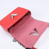 Louis Vuitton Epi Leather Twist Shoulder Bag MM in Red M50523 Secondhand
