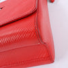 Louis Vuitton Epi Leather Twist Shoulder Bag MM in Red M50523 Secondhand