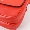 FENDI Double Micro Baguette Leather Chain Shoulder Bag in Red 8M0371 Secondhand