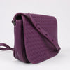 BOTTEGA VENETA Intrecciato Leather Shoulder Bag in Purple Secondhand
