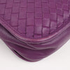 BOTTEGA VENETA Intrecciato Leather Shoulder Bag in Purple Secondhand