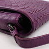 BOTTEGA VENETA Intrecciato Leather Shoulder Bag in Purple Secondhand