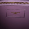 Saint Laurent Paris Carre Leather Shoulder bag in Purple Secondhand