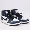 Nike Air Jordan Leather High-Top Sneakers in White x Navy DZ5485-401 Secondhand