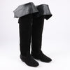 Secondhand Celine Chat Botté Over-The-Knee Flat Boot in Suede Calfskin in Size 38 RM0220