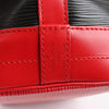 LOUIS VUITTON Epi Leather Noe Shoulder Bag in Black x Castilian Red Secondhand