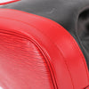 LOUIS VUITTON Epi Leather Noe Shoulder Bag in Black x Castilian Red Secondhand