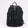 Prada Tessuto Fabric x Leather Backpack in Black Secondhand