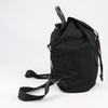 Prada Tessuto Fabric x Leather Backpack in Black Secondhand