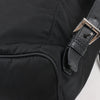 Prada Tessuto Fabric x Leather Backpack in Black Secondhand