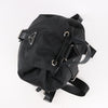 Prada Tessuto Fabric x Leather Backpack in Black Secondhand