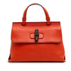 Gucci Small Leather Bamboo Daily Satchel Secondhand
