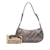 Burberry Nova Check Cutout Leather Accessory Pochette Secondhand
