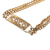 Secondhand Chanel Gold Plated Coco Double Chain Belt