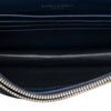 Saint Laurent Croc Embossed Leather Monogram Kate Tassel Wallet on Chain Secondhand