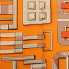 Hermès Carre En Boucles Silk Scarf 90 Secondhand