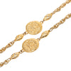 Chanel CC Gold Plated Medallion Wrap Around Necklace Secondhand