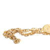 Chanel CC Gold Plated Medallion Wrap Around Necklace Secondhand
