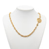 Chanel CC Gold Plated Medallion Wrap Around Necklace Secondhand