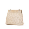 Chanel CC Stitched Linen Chain Tote Secondhand