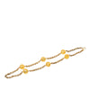 Chanel CC Gold Plated Resin Lucite Ball Station Long Necklace Secondhand