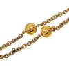 Chanel CC Gold Plated Resin Lucite Ball Station Long Necklace Secondhand