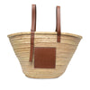 LOEWE Large Raffia Anagram Basket Tote Secondhand