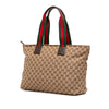 Gucci GG Canvas Web Tote Secondhand