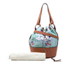 LOEWE Paulas Ibiza Small Canvas Mermaid Print Balloon Drawstring Bucket Bag Secondhand